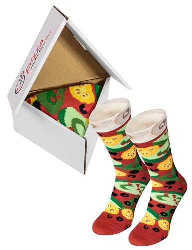 Pizza Socks Box Slice -...